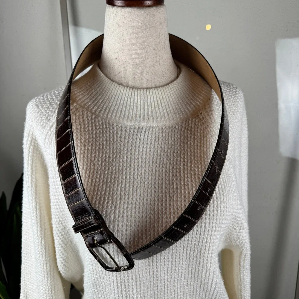 Sparrs Genuine Italian Calfskin Belt 30